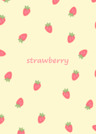 strawberry_pattern #yellowpink