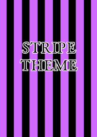 STRIPE THEMEj-BLACK&GRAPE COLOR