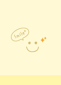 Glitter Smile .Yellow