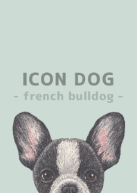ICON DOG - french bulldog - PASTEL GR/04