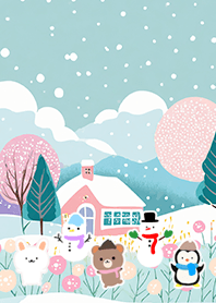 Kawaii scandinavian style(Winter-843)