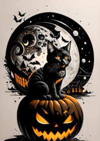 halloween cat 3551D2
