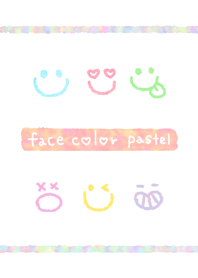 face color pastel