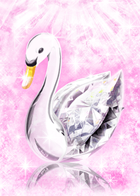 Eternal love luck Swan Crystal