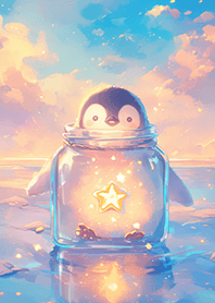 企鵝の星星許願瓶❤️