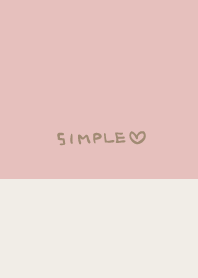 2 colors of simplicity Pink3 from Japan