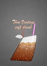 Thai vintage soft drink