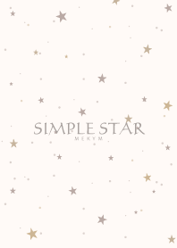 SIMPLE STAR -NATURAL BEIGE-