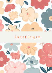 Cute Flower -Brown 17