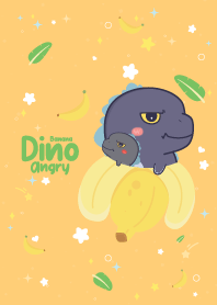 Angry Dino Banana Yellow