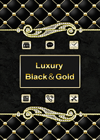 Luxury black&gold