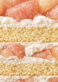 水蜜桃蛋糕：甜蜜的少女心