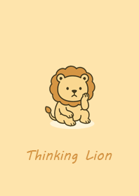 Thinking Lion#4
