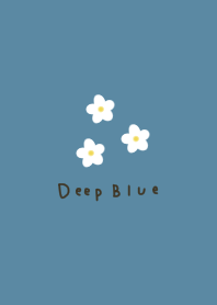 Adult dull blue. Flower.