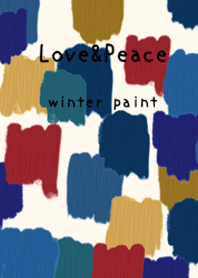 油絵アート【winter paint 84】