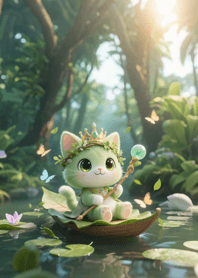Forest Fairy Cat
