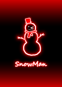 霓虹雪人：紅色