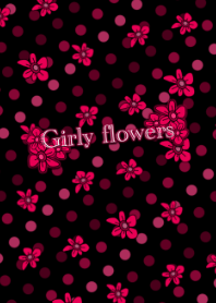 Girly flowers -Pink-