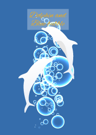 dolphin and Blue bubble 85