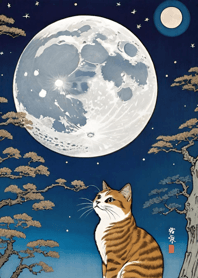 Cat under the Moon CA0BD4