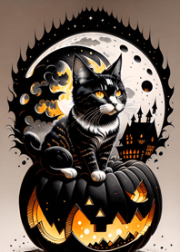 halloween cat B864CE