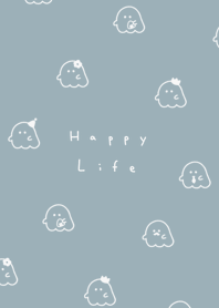 .可愛的鬼. mint gray