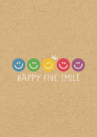 HAPPY FIVE SMILE -CROWN KRAFT-