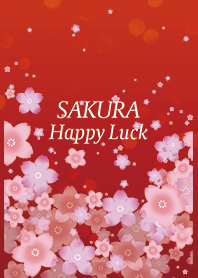 Red : Sakura in spring