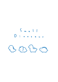 Small Dinosaur (TinyEyes)/blue white.