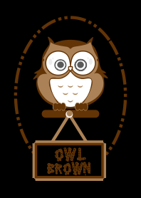 Owl Brown Black