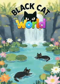 Cute Black Cat World - JP36