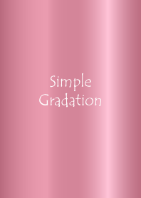 Simple Gradation -GlossyPink 14-