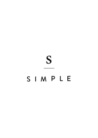 SIMPLE BLACK&WHITE.