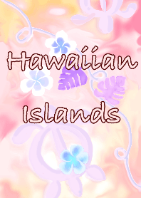 Hawaiian Islands Theme Pink Version