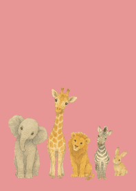 Why Why Animals light pink