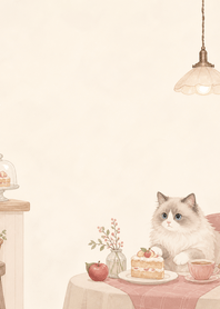 Moss Ragdoll Apple Cake Cafe