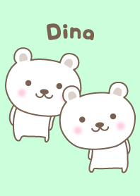 Cute bear theme for Dina
