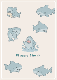 brown Cute and relaxed shark 03_1