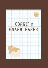 CORGI's GRAPH PAPER-DEEP BROWNj