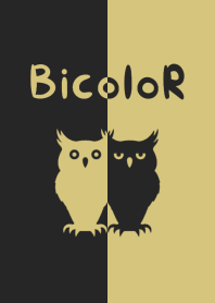 BICOLOR [owl] Ocher&Black 137