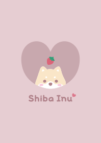 Shiba Inu2 Strawberry [pink]