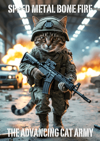The advancing cat army 50