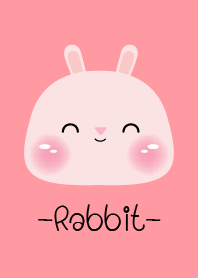 Minimal Pink  Rabbit  Theme