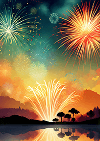 Beautiful Fireworks Theme#790