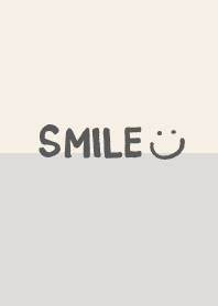 Simple smile Beige and Grayish13