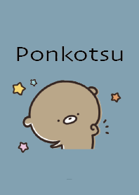 Beige Blue : Honorific Bear Ponkotsu