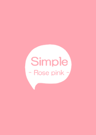 Simple - Rose Pink - from Japan