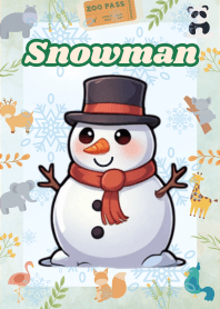 Snowman's Daily Life (Purple 02)