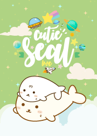 Seal Cutie Galaxy Green