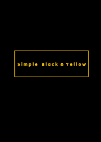 Simple Black & Yellow